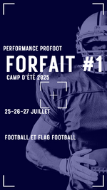 Forfait de Camp de Football d'Été