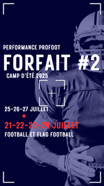 Forfait de Camp de Football d'Été Premium (